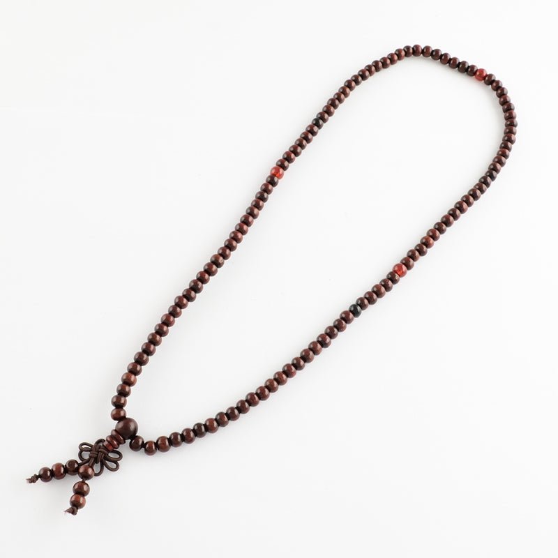 Mala Tibetana In Legno - Rosario CONTA MANTRA 108 grani - Clorophilla Shop