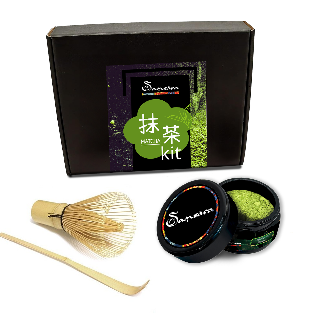 SAMSARA - Kit pronto all'uso Matcha Cerimoniale Grado IMPERIALE Premium | Scopri su Clorophilla Shop
