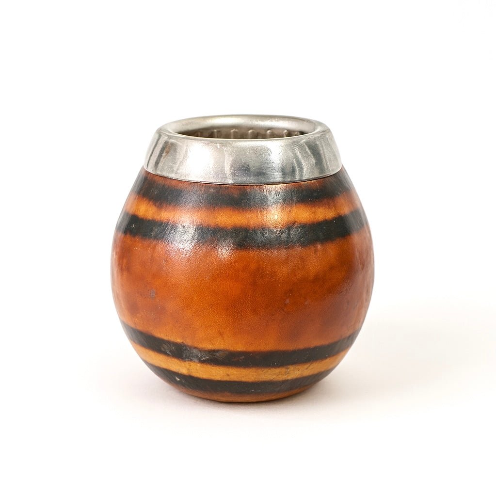 MATE CALABAZA DECORATA CON VIROLA - Clorophilla Shop