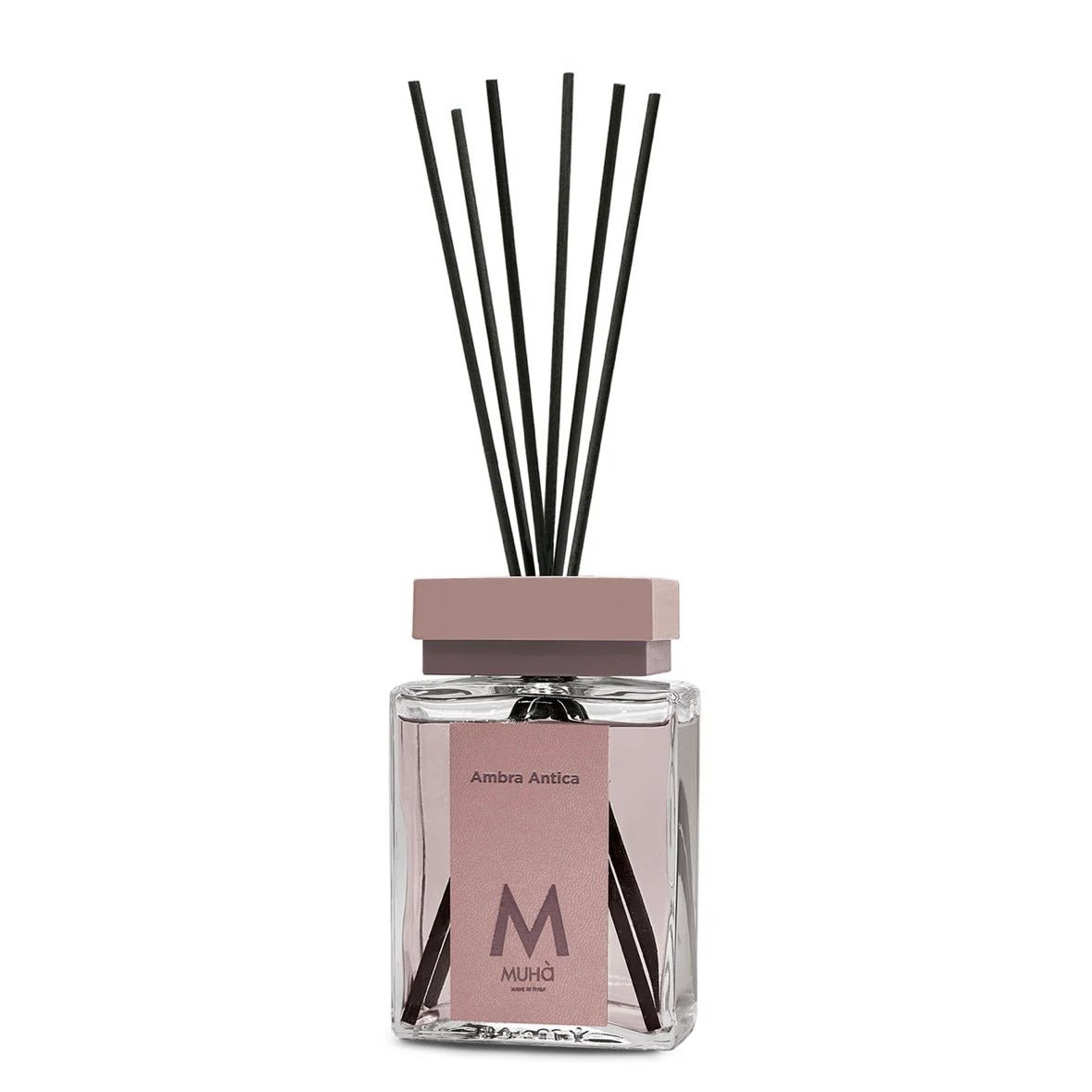 MUHÀ Diffuser Profumatore ambiente con bastoncini - Ambra Antica - Clorophilla Shop