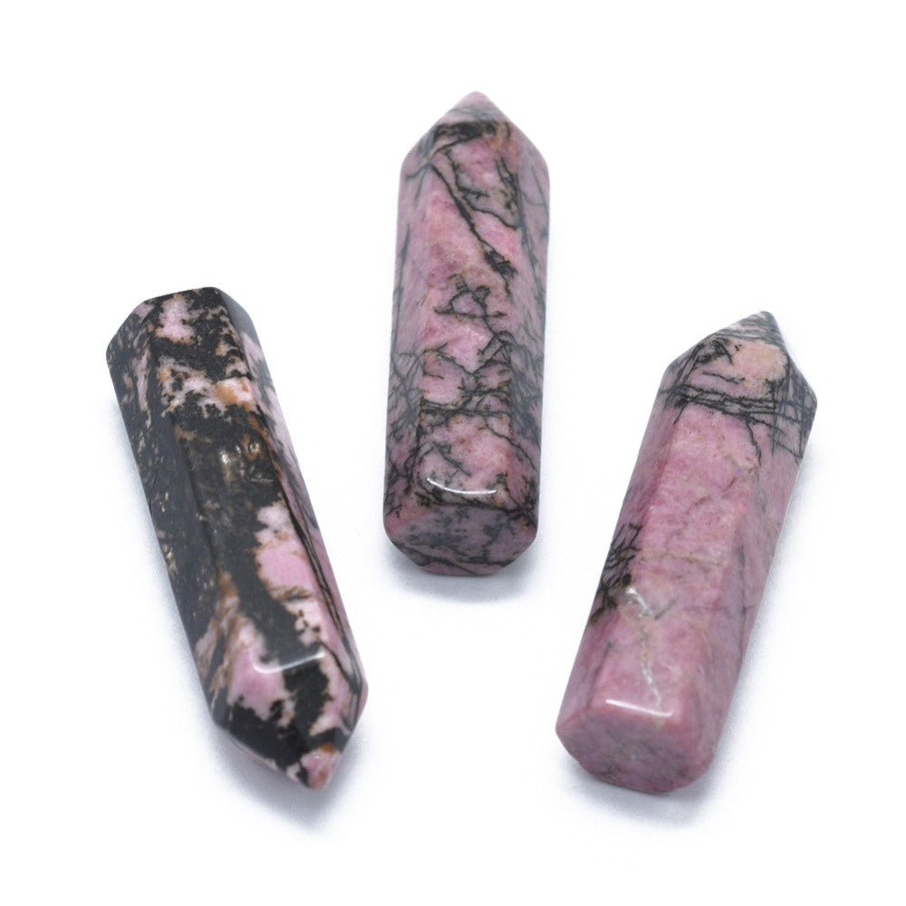OBELISCO IN RODONITE - Equilibrio emotivo e guarigione interiore - Clorophilla Shop