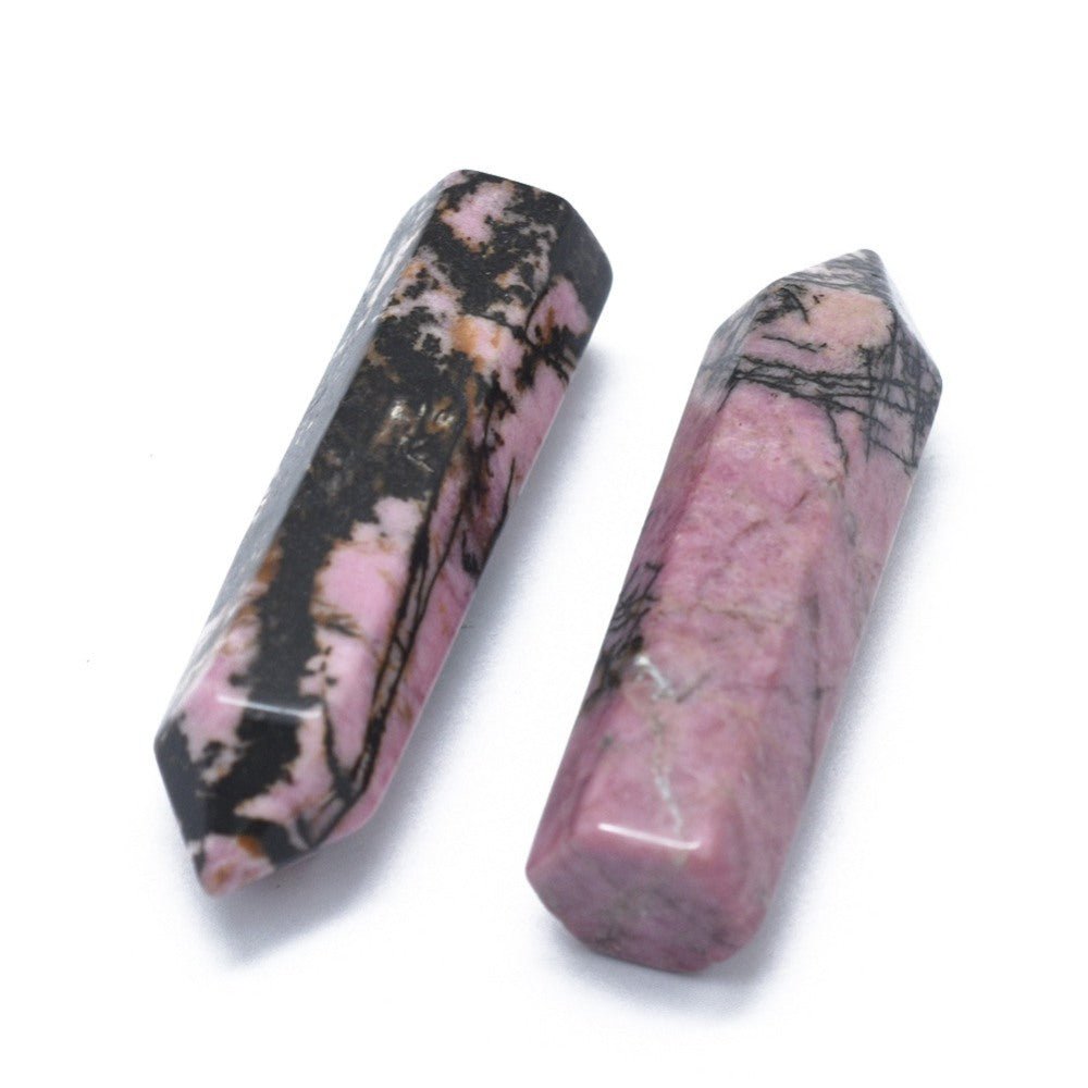 OBELISCO IN RODONITE - Equilibrio emotivo e guarigione interiore - Clorophilla Shop