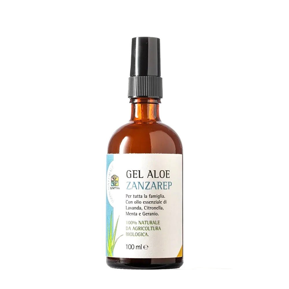Olfattiva Gel Aloe Zanzarep - Ideale come doposole e punture di insetto - Clorophilla Shop