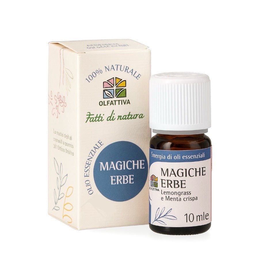 OLFATTIVA OLIO ESSENZIALE MAGICHE ERBE - Chiarezza mentale e concentrazione - Clorophilla Shop