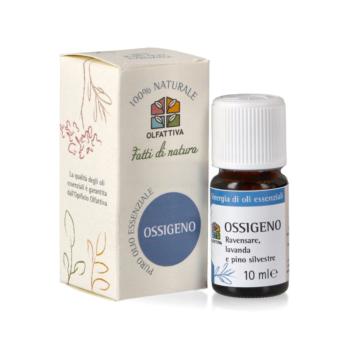 OLFATTIVA OLIO ESSENZIALE OSSIGENO - Protezione da microbi e batteri - Clorophilla Shop