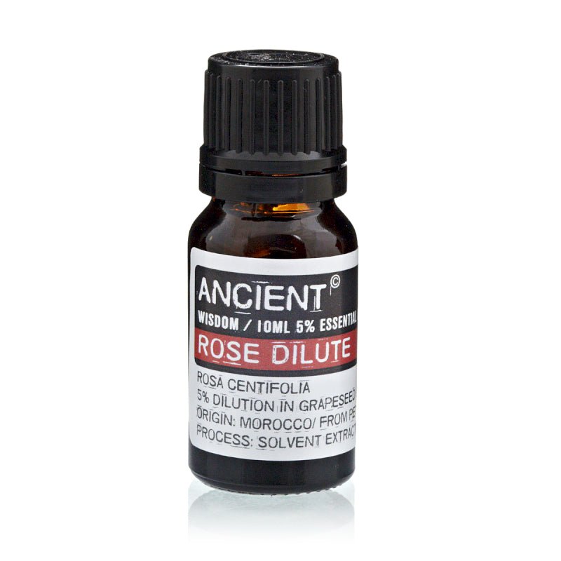 OLIO ESSENZIALE COSMETICO - Rosa pura diluita in 5% di olio di vinaccioli - Clorophilla Shop
