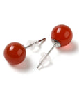 Orecchini in Corniola - Coraggio e creatività - Clorophilla Shop