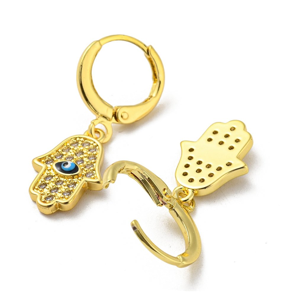 ORECCHINI OCCHIO NAZAR - Protezione malocchio - Clorophilla Shop