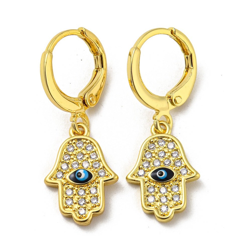 ORECCHINI OCCHIO NAZAR - Protezione malocchio - Clorophilla Shop