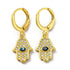 ORECCHINI OCCHIO NAZAR - Protezione malocchio - Clorophilla Shop