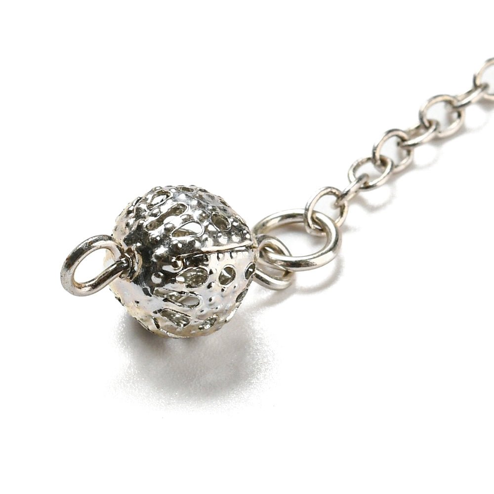 Pendolo in Ossidiana nera corona - Forza protettiva e armonia energetica - Clorophilla Shop