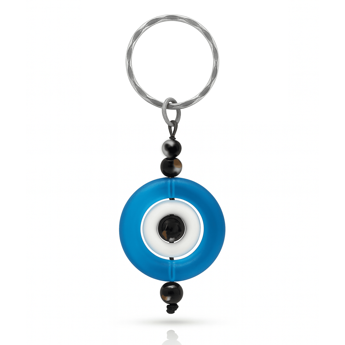 Portachiavi OCCHIO DI NAZAR E TORMALINA - Protezione energie negative e Malocchio - Clorophilla Shop