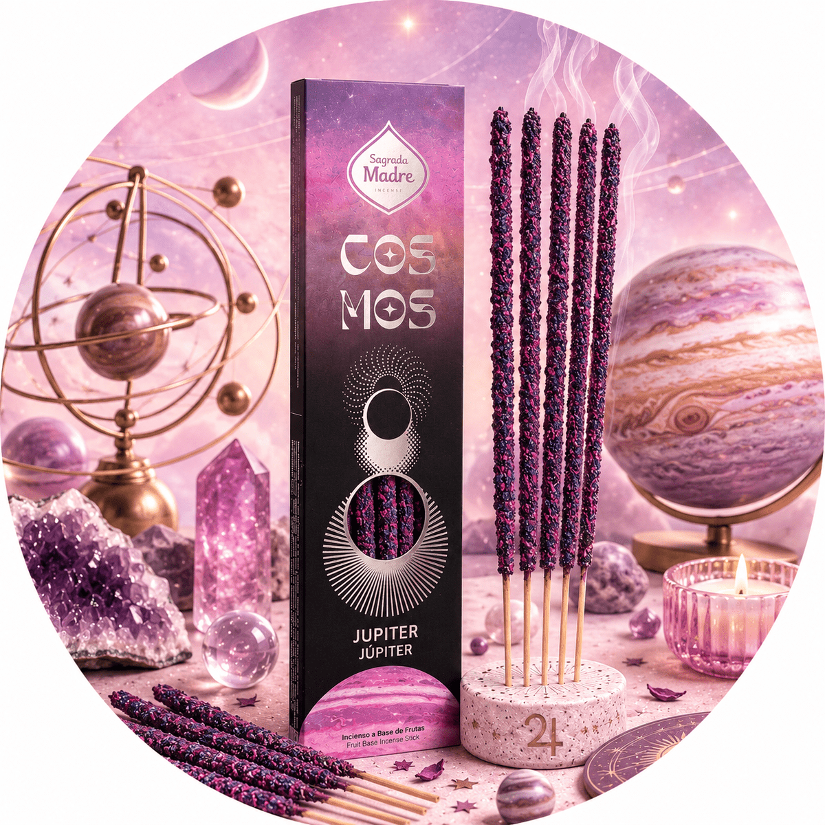 SAGRADA MADRE INCENSO LINEA COSMOS - Giove - Clorophilla Shop