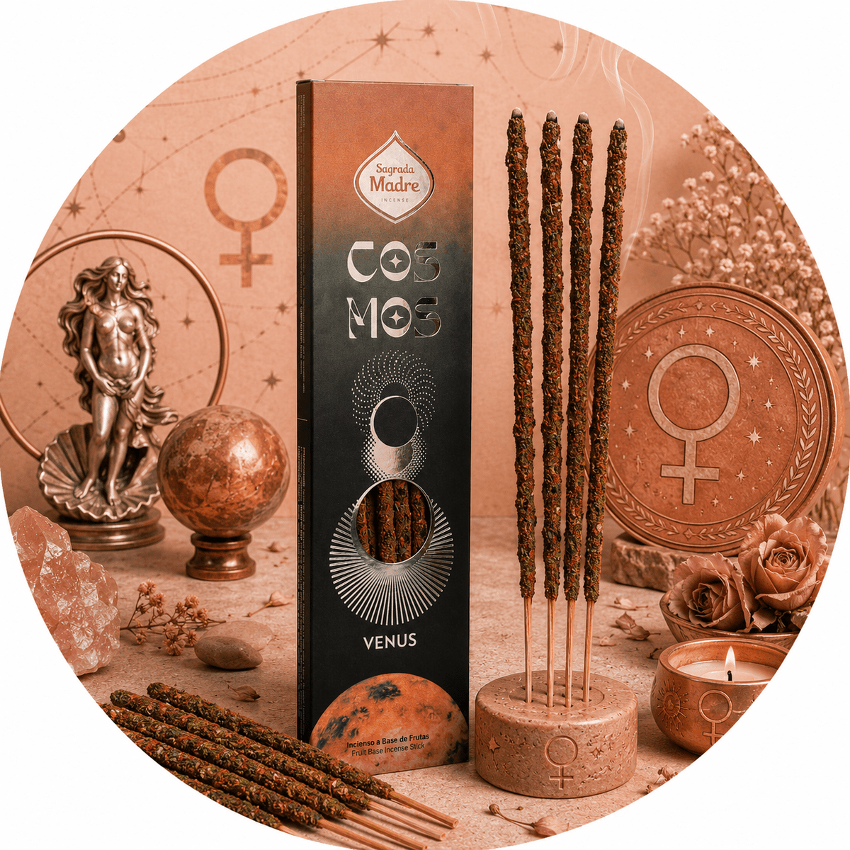SAGRADA MADRE INCENSO LINEA COSMOS - Venere - Clorophilla Shop