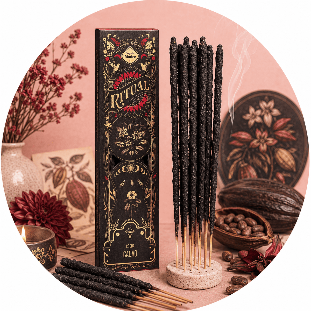 SAGRADA MADRE INCENSO LINEA RITUAL - Cacao - Clorophilla Shop