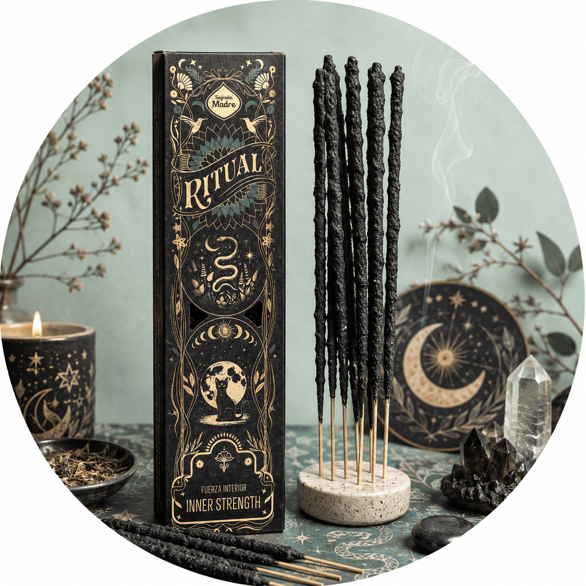 SAGRADA MADRE INCENSO LINEA RITUAL - Forza interiore - Clorophilla Shop