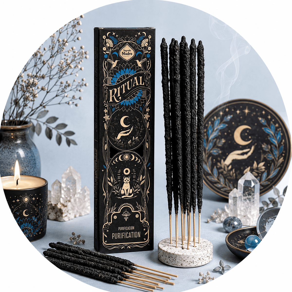 SAGRADA MADRE INCENSO LINEA RITUAL - Purificazione - Clorophilla Shop