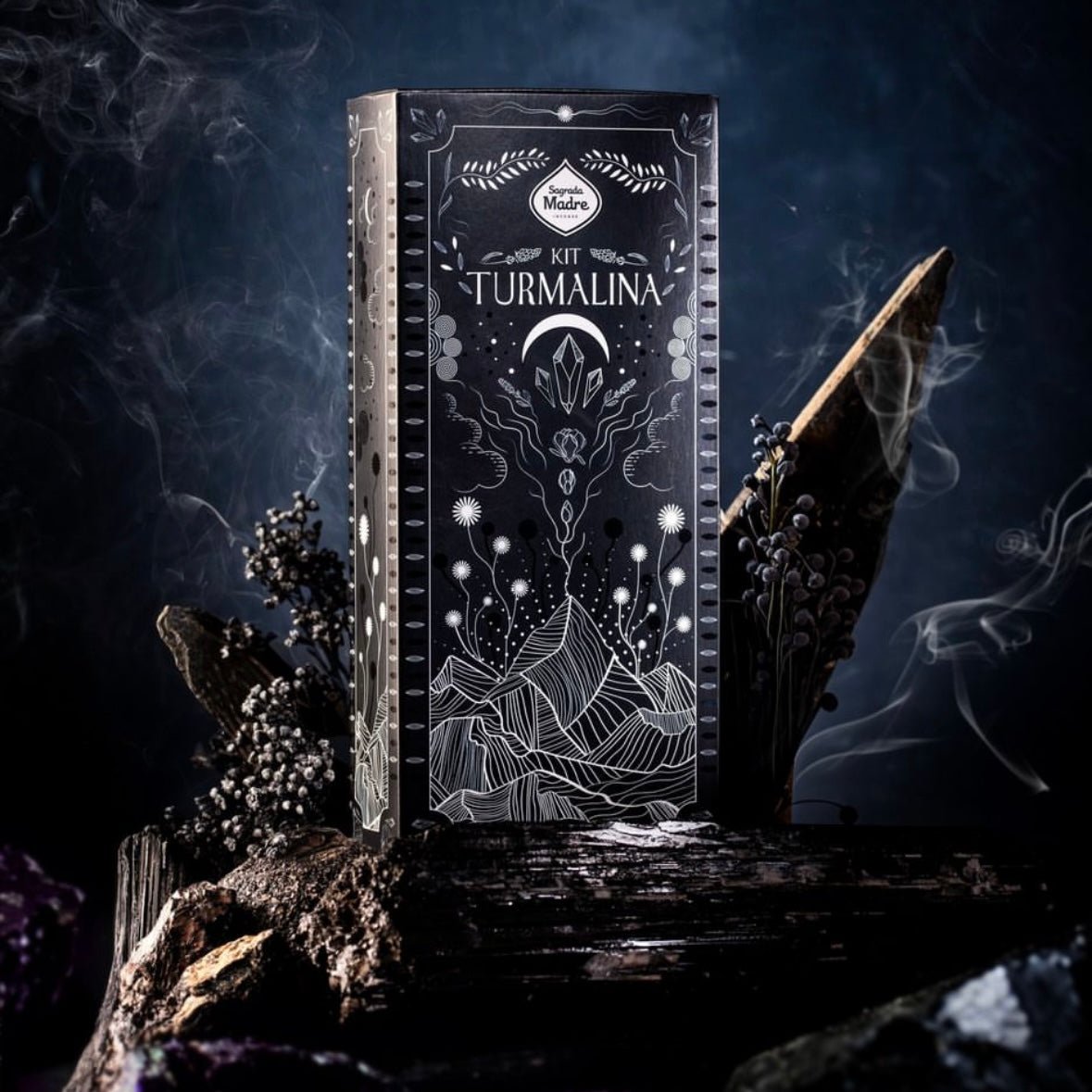 SAGRADA MADRE KIT INCENSO - Tormalina nera - Clorophilla Shop