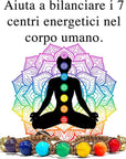 SAMSARA BRACCIALE TIBETANO 7 CHAKRA - Riequilibro energetico - Clorophilla Shop