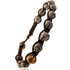 SAMSARA BRACCIALE TIBETANO IN AGATA FOSSILE - Equilibrio profondo, radici e forza interiore - Clorophilla Shop