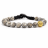 SAMSARA BRACCIALE TIBETANO IN AGATA FOSSILE - Stabilità, protezione e radicamento - Clorophilla Shop