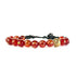 SAMSARA BRACCIALE TIBETANO IN AGATA ROSSA E MANTRA - Vitalità, forza e determinazione - Clorophilla Shop