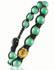 SAMSARA BRACCIALE TIBETANO IN AVVENTURINA VERDE - Fortuna, benessere e ottimismo - Clorophilla Shop