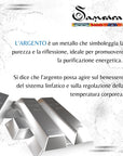 SAMSARA BRACCIALE TIBETANO IN LAPISLAZZULI E ARGENTO 925 - Saggezza, verità e intuizione - Clorophilla Shop