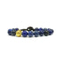 SAMSARA BRACCIALE TIBETANO IN LAPISLAZZULI - Saggezza, intuizione e verità - Clorophilla Shop