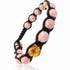 SAMSARA BRACCIALE TIBETANO IN OPALE ROSA - Emotività e armonia - Clorophilla Shop