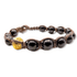 SAMSARA BRACCIALE TIBETANO IN OSSIDIANA NERA - Scudo energetico, verità e protezione profonda - Clorophilla Shop