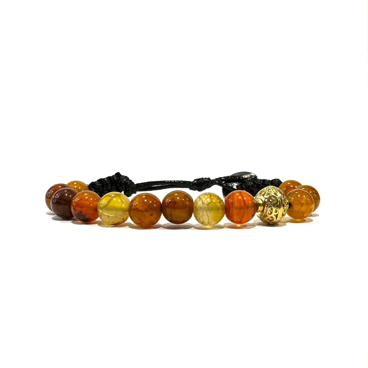 SAMSARA BRACCIALE TIBETANO IN PIETRA DEL DRAGO - Forza, potere e protezione - Clorophilla Shop