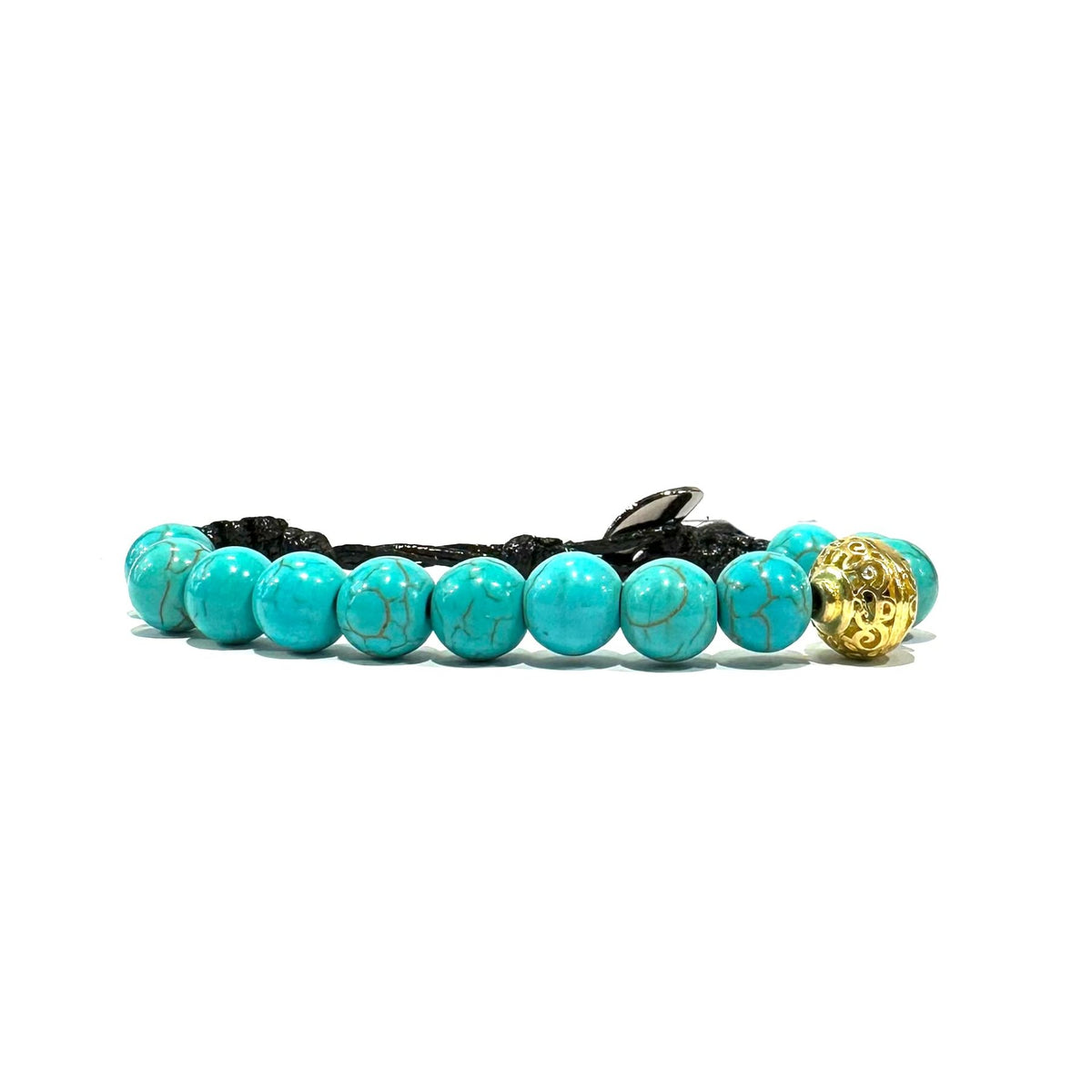 SAMSARA BRACCIALE TIBETANO IN TURCHESE CELESTE - Leggerezza, tranquillità e connessione - Clorophilla Shop