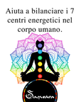Samsara collana tibetana 7 CHAKRA con 7 pietre e Lava Nera - Mala 108 grani - Rosario Buddista Religioso - Clorophilla Shop