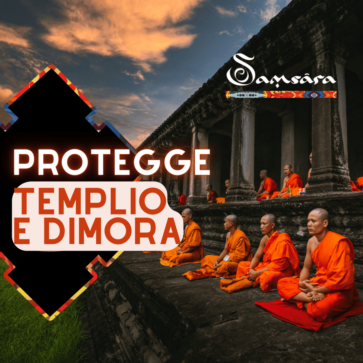 SAMSARA JAPAMALA OVERSIZE - Mala Tibetana 100cm - Clorophilla Shop