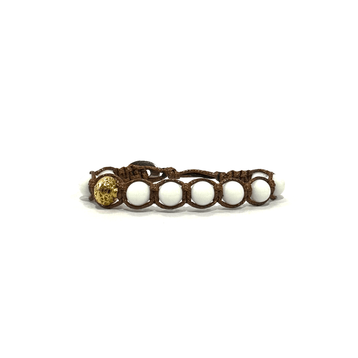 SAMSARA KIDS BRACCIALE TIBETANO BAMBINI IN AGATA BIANCA - Purezza, calma e protezione - Clorophilla Shop