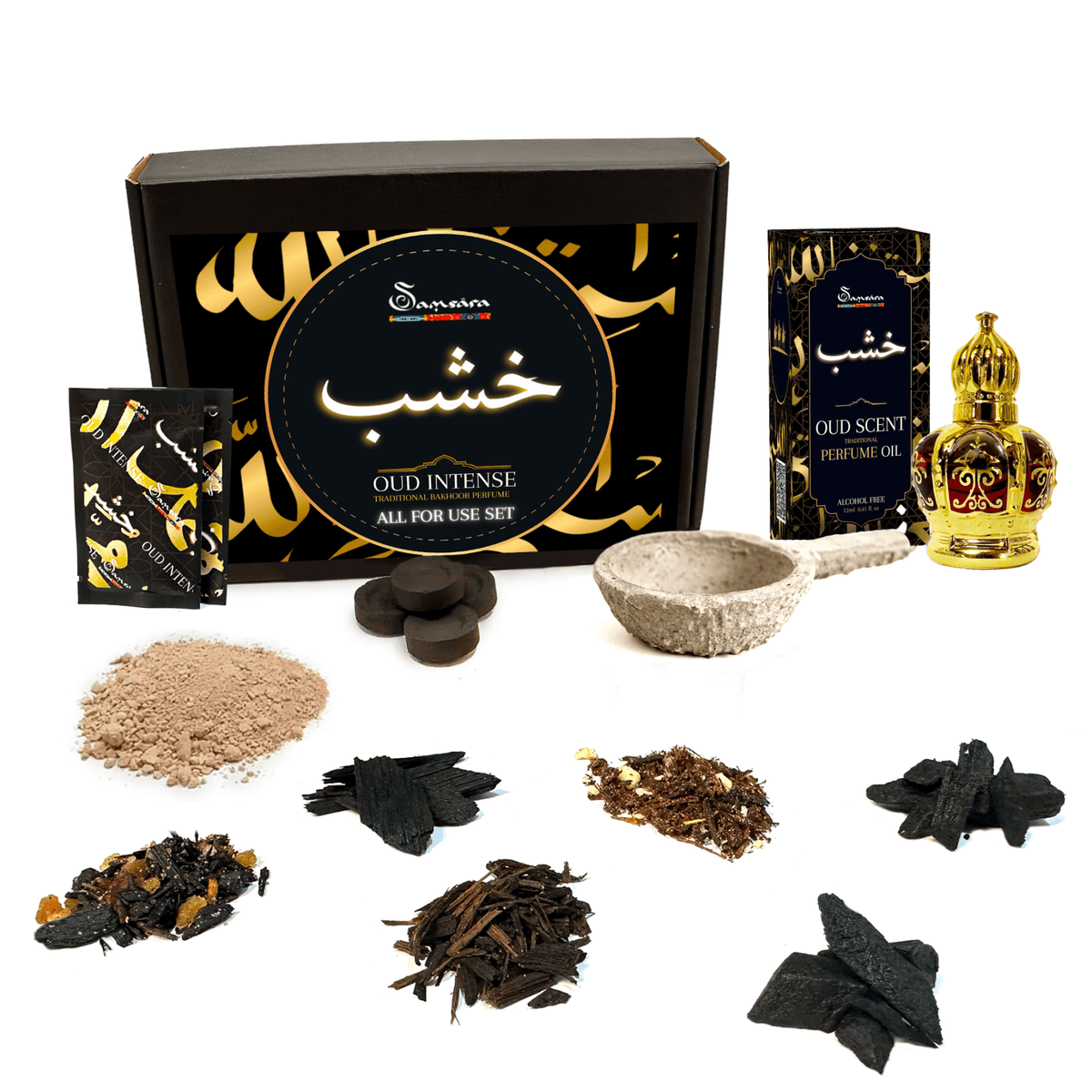 SAMSARA - KIT Bakhoor ULTRA DURATA - Made in DUBAI - Clorophilla Shop