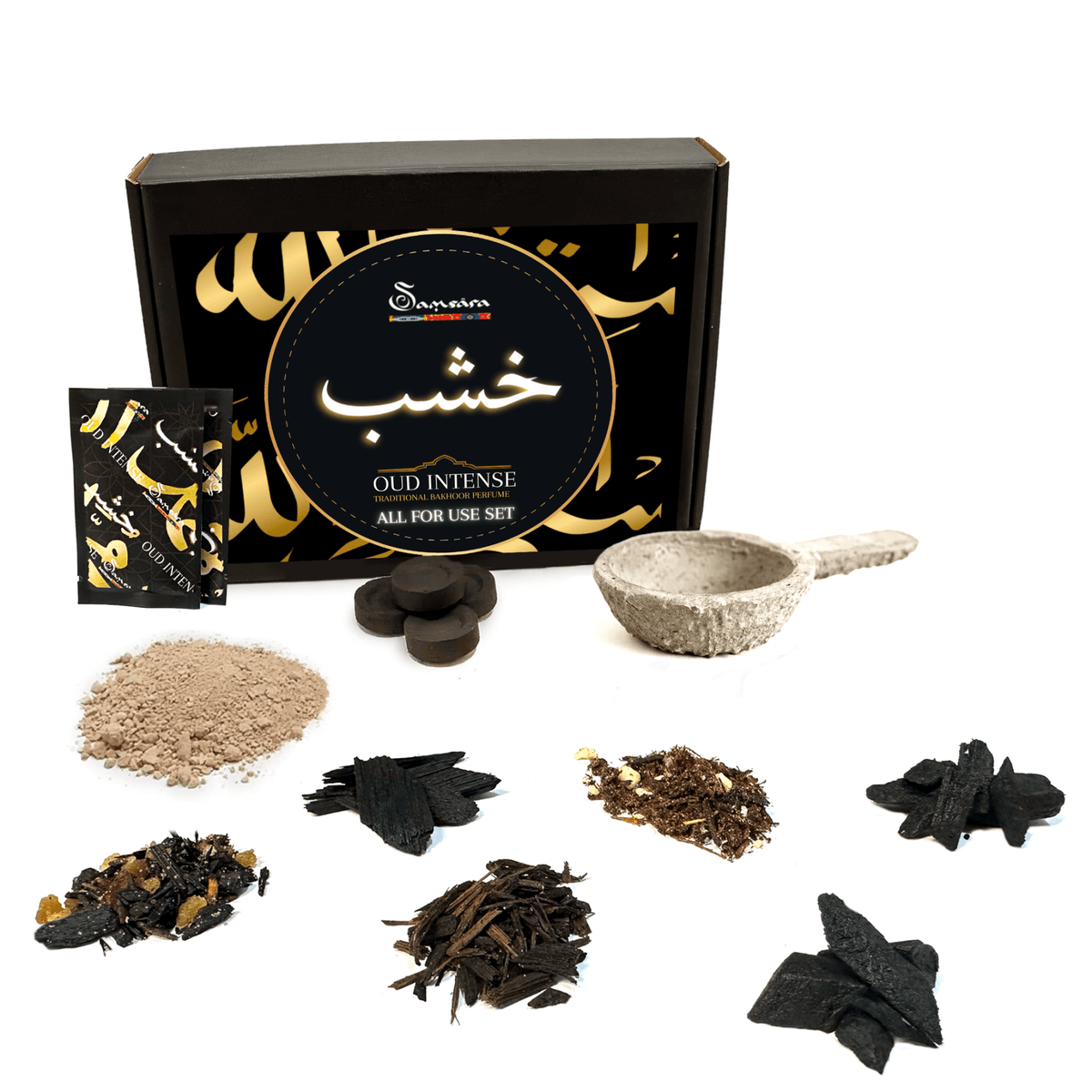 SAMSARA - KIT Bakhoor ULTRA DURATA - Made in DUBAI - Clorophilla Shop