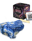 SAMSARA - LAPISLAZZULI Pietra Grezza Naturale con Confezione Regalo e Foglietto Informativo - Clorophilla Shop