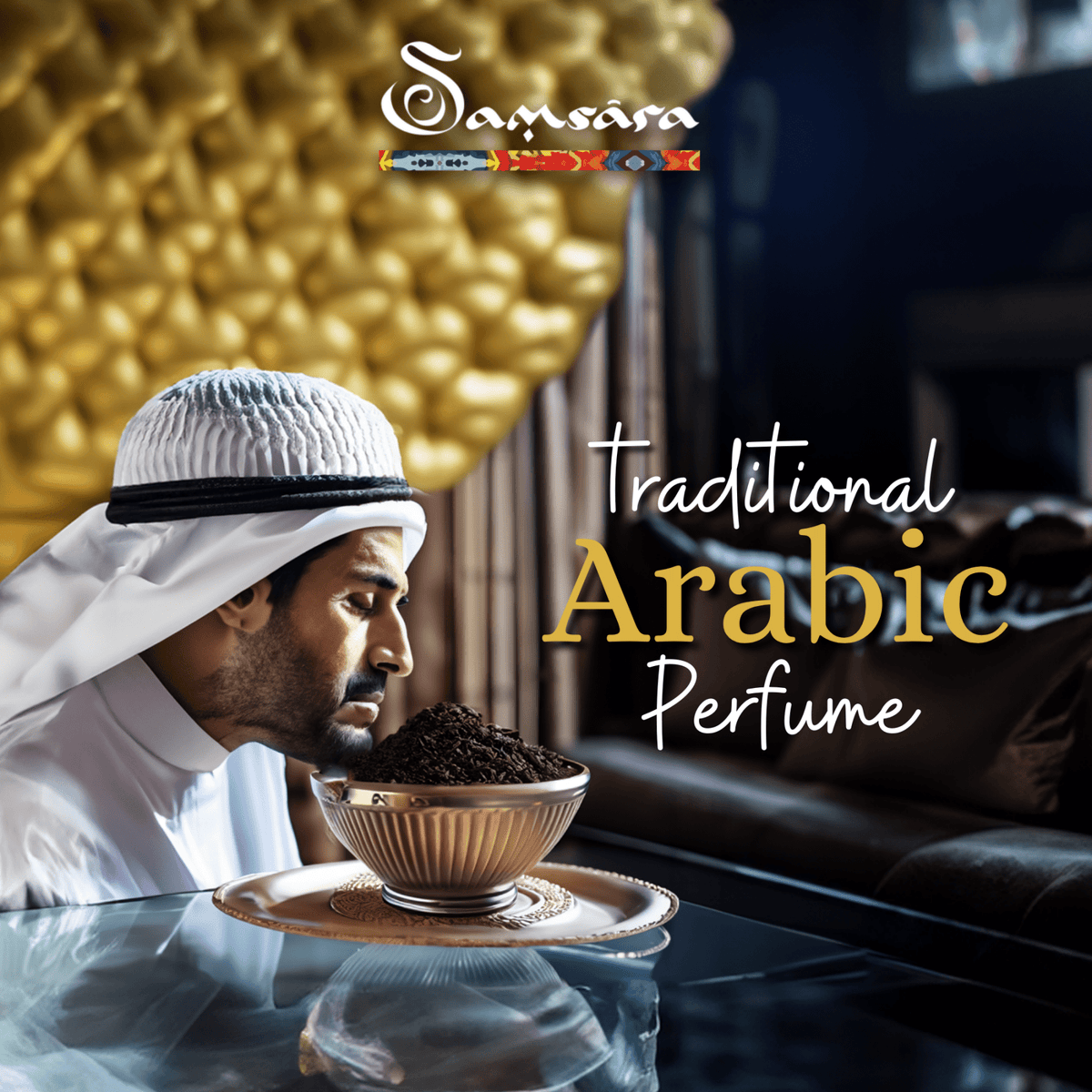 SAMSARA PROFUMO IN OLIO ARABO - Golden oud - Clorophilla Shop