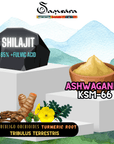Samsara Shilajit TESTOSTERONE PLUS | Ashwagandha ksm-66 | Estratto di Tribulus Terrestris | +30% Testosterone