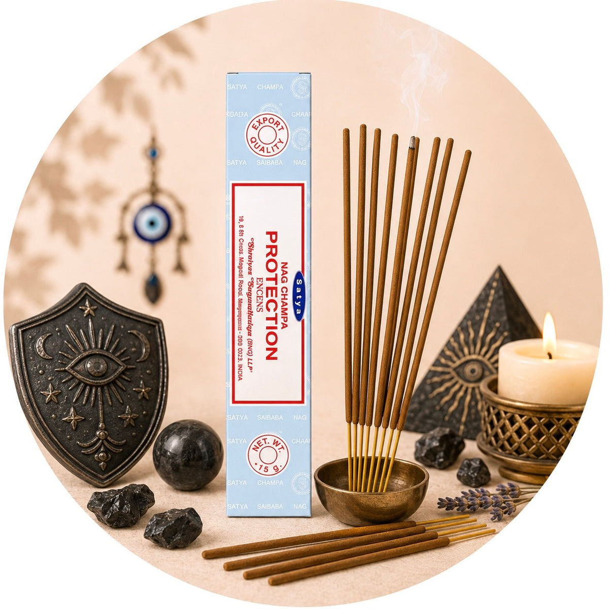 SATYA INCENSO IN BASTONCINI - Protection - Clorophilla Shop