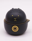 SET TEIERA E TAZZE FENG SHUI - Gatto con moneta della fortuna - Clorophilla Shop