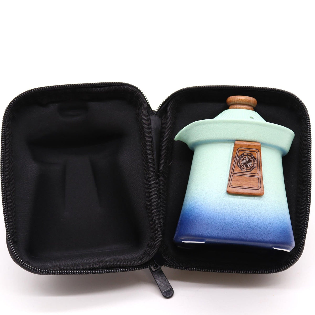 SET TEIERA E TAZZE - Tempio blu cielo - Clorophilla Shop