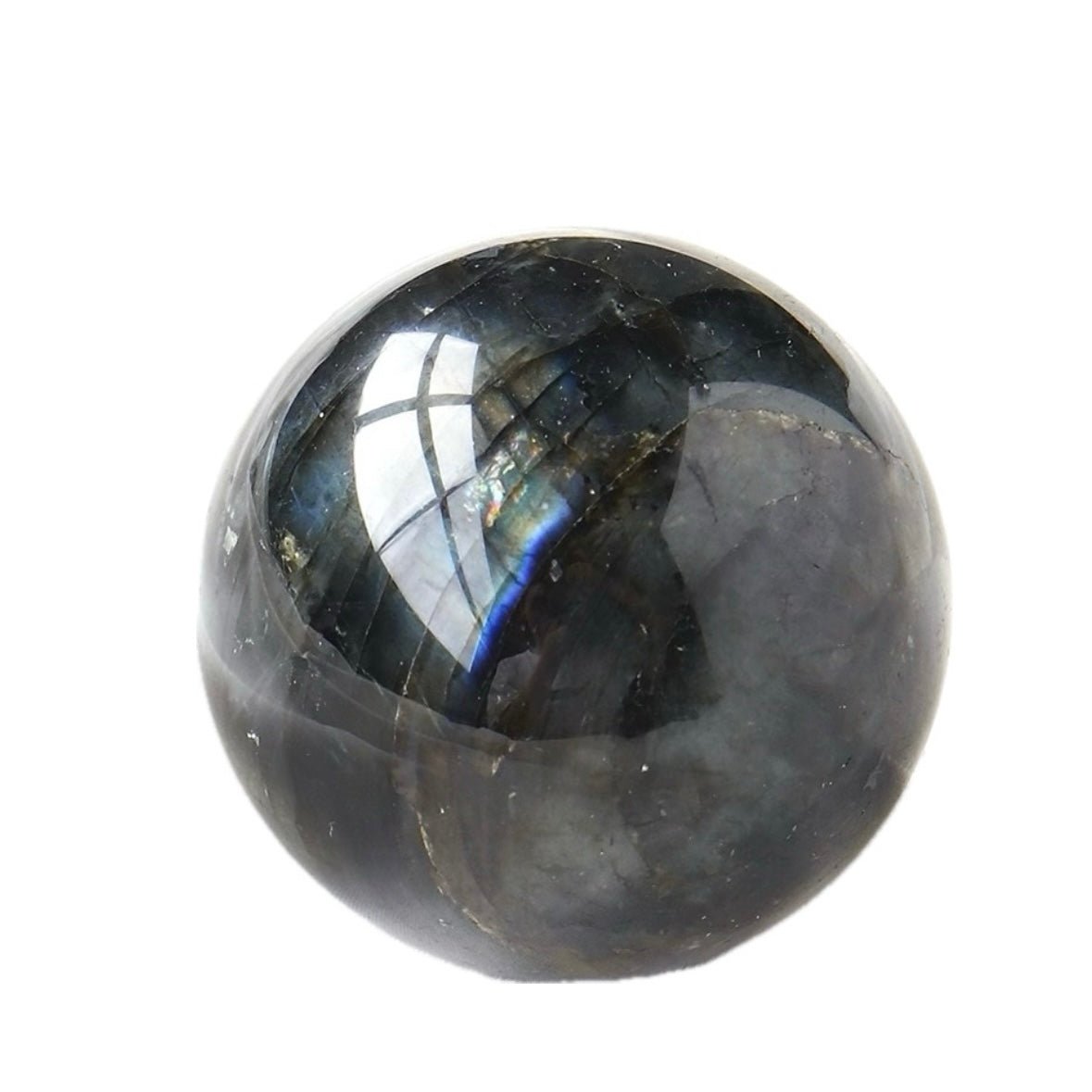 Sfera Feng Shui in Labradorite Pietra Naturale - Intuizione e Protezione - Cristalloterapia - Clorophilla Shop