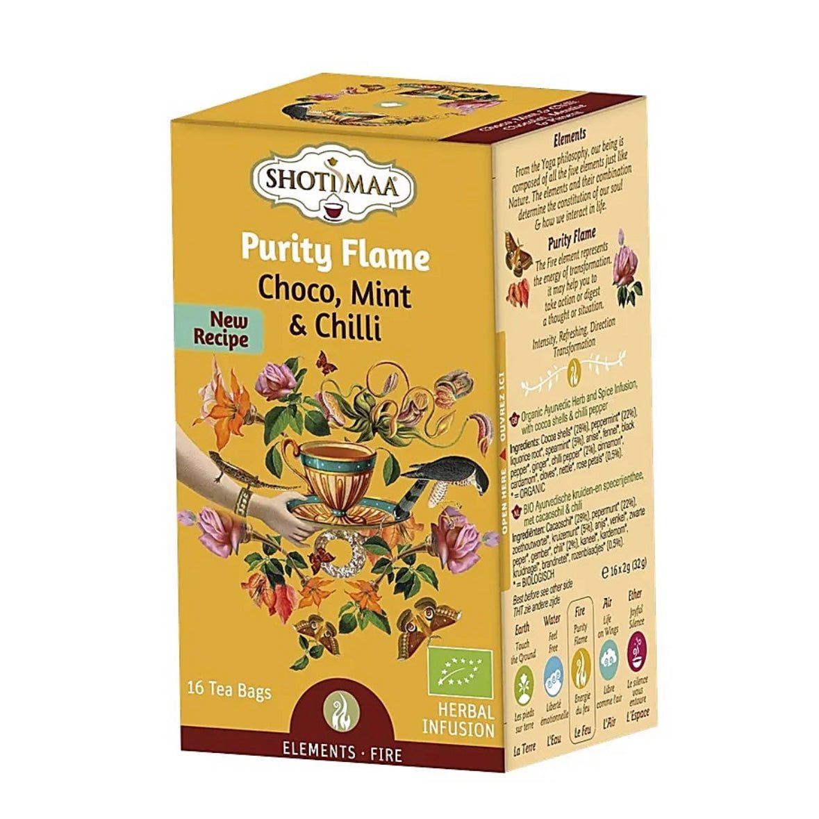 SHOTI MAA TISANA PURITY FLAME 5 ELEMENTI - Elemento Fuoco - Clorophilla Shop