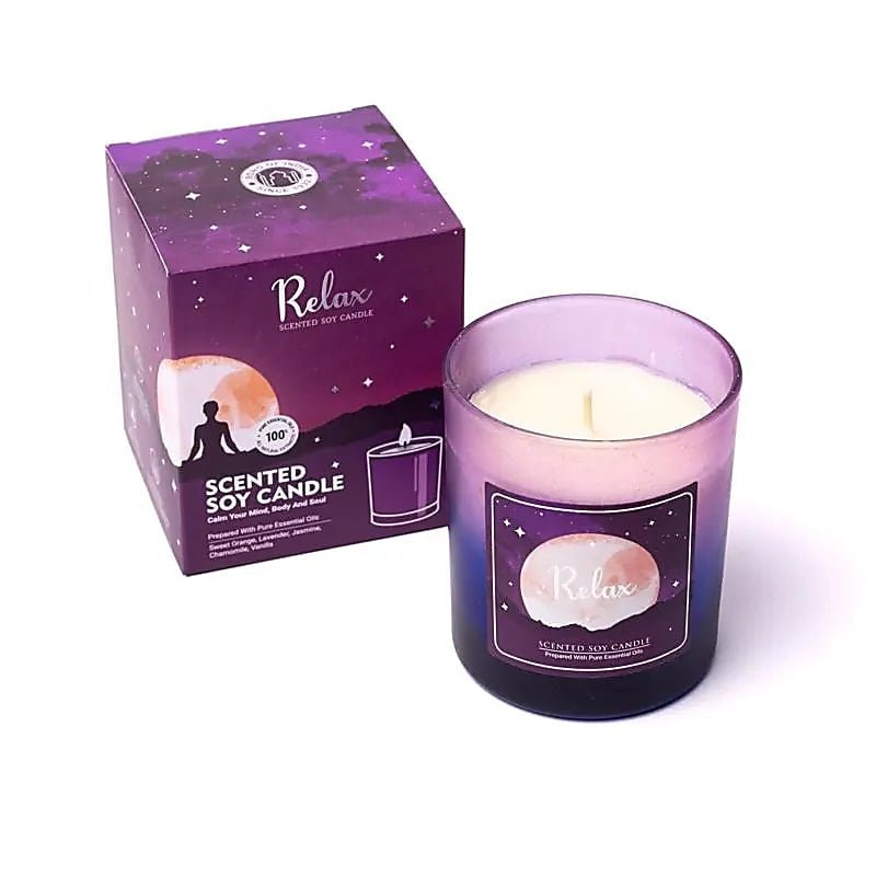 Song of India Candela di soia RELAX - Rilassante e calmante - Clorophilla Shop