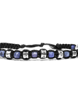 SAMSARA BRACCIALE TIBETANO IN TANZANITE E ARGENTO 925 - Trasformazione, elevazione e intuizione | Scopri su Clorophilla Shop