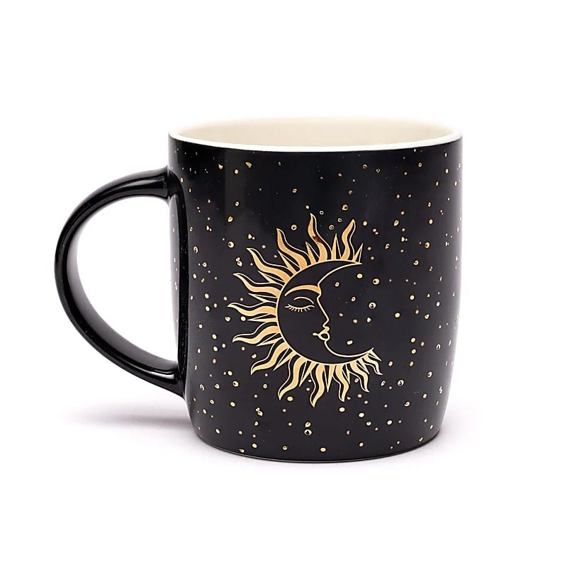 TAZZA CON SOLE E LUNA - Equilibrio interiore - Clorophilla Shop