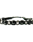 SAMSARA BRACCIALE TIBETANO IN TORMALINA NERA E ARGENTO 925 - Protezione, difesa e radicamento | Scopri su Clorophilla Shop